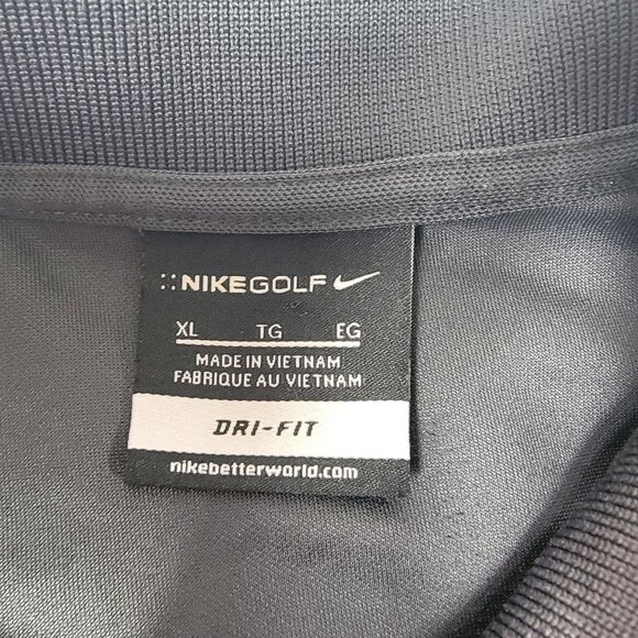Nike Golf Polo XL Gray Short Sleeve Kingdom Partners Annual Golf Tournament - Picture 5 of 10